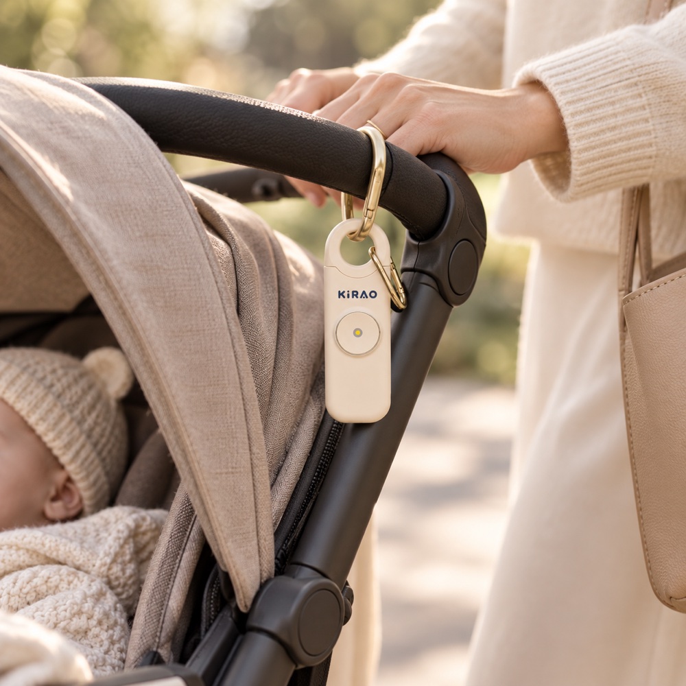 On a stroller
